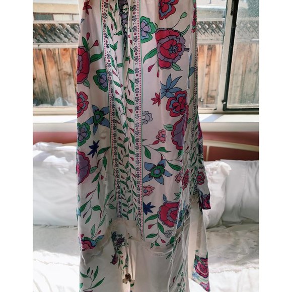 Flowery Off The Shoulder Romper - Picture 2 of 2